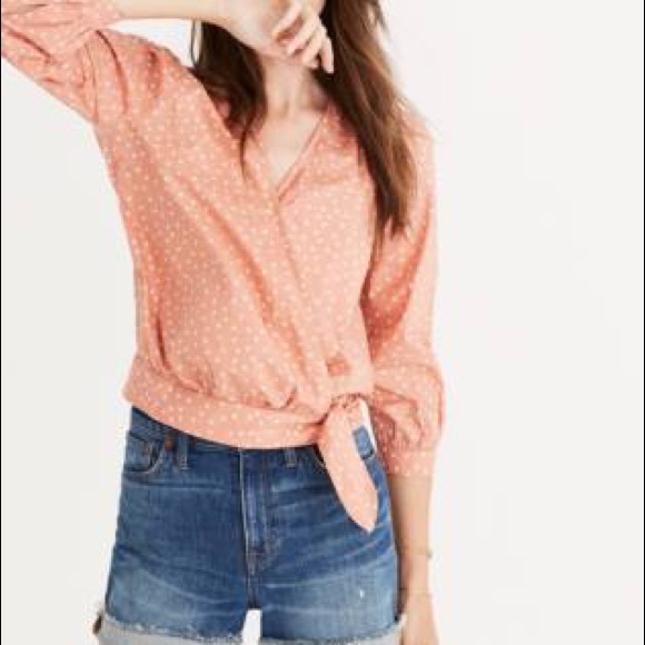 MADEWELL WRAP TOP IN STAR SCATTER - Picture 5 of 7